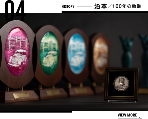 沿革／100年の軌跡